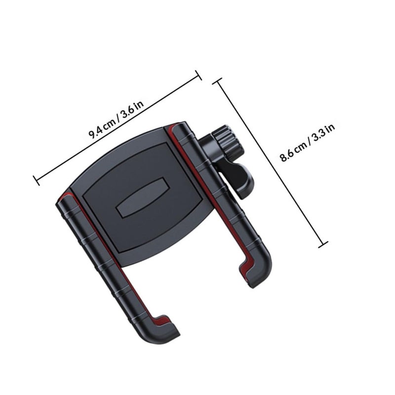 Luxshiny Shock Absorbing Motorcycle Phone Holder Universal Bike Mount Handlebar Navigation Bracket Vibration Dampening Compatible - Image 3
