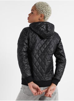 Campus Sutra Campus Sutra Women's Quilted Puffer Jacket With Zip-Closure  - Image 5