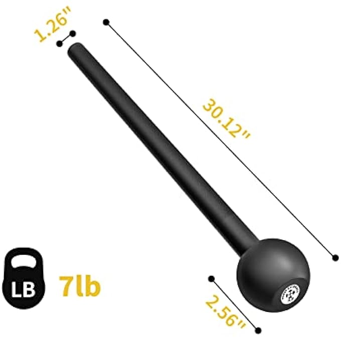 rayihni Steel Mace Macebell Cast Iron Training Full Body Workout, Shoulder, Core Strength, Muscles, Joints - Image 2