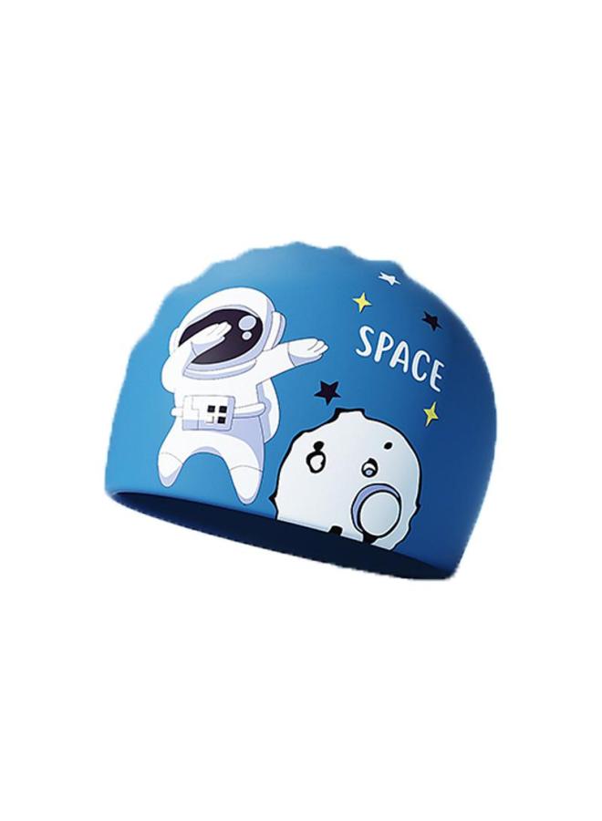 YouYou Children's Swim Cap For Girls And Boys, Cute Cartoon Silicone, Non-tightening Head, Professional Ear Protection, Fitted Fashion Swimming Cap - Image 4