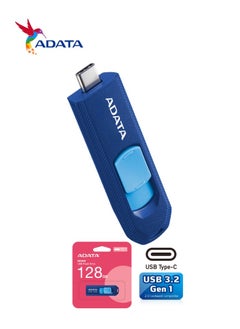 ADATA UC300 128GB USB 3.2 Gen 1 Type-C Flash Drive | Lightweight and Fast Data Transfer | Blue Black  - Image 4