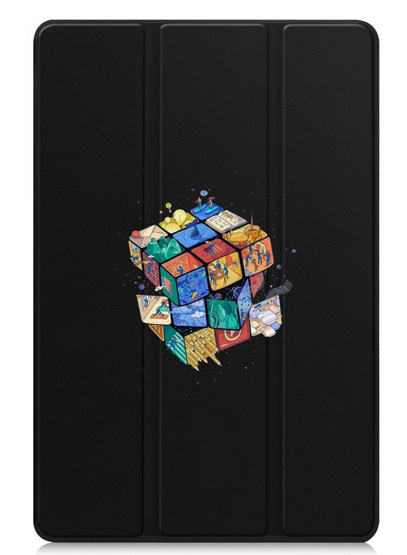 Theodor Protective Flip Case For Xiaomi Pad 7 & Xiaomi Pad 7 Pro With Trifold Stand Auto Wake Sleep Shockproof Cover - Cube - Image 1