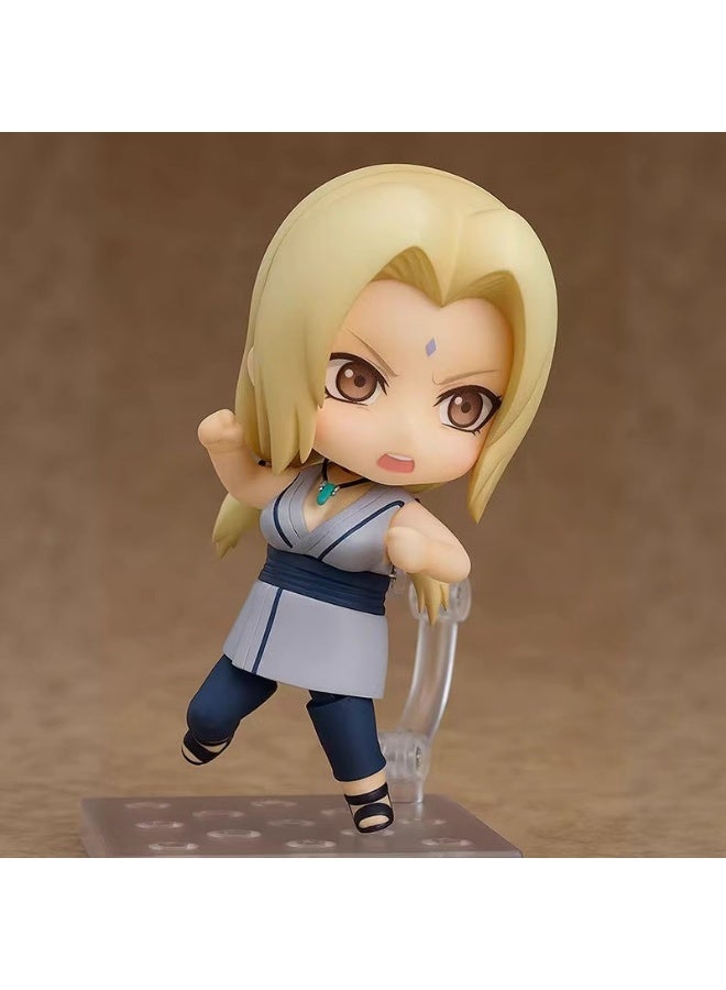 general Naruto Tsunade Movable Replacement Face Doll Model Decoration Desktop Decoration Toy Gift for family and friends - Image 3