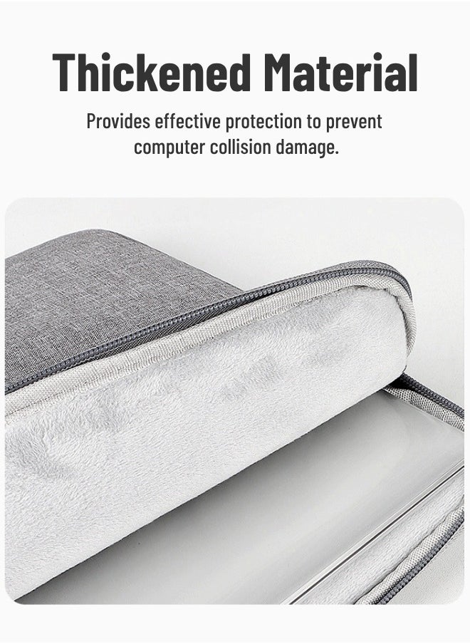 CHHQLZS - 15.6 Inch Laptop Bag Case, Waterproof Slim Computer Sleeve Cover Briefcase Messenger Compatible with MacBook , Lenovo, Dell Inspiron, HP - Image 1
