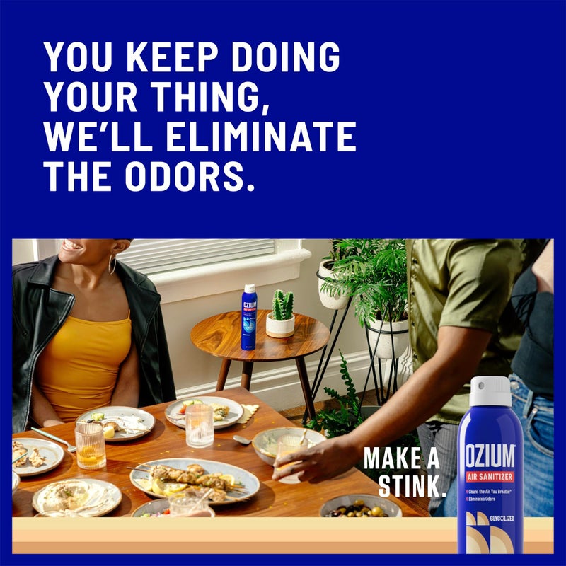 Ozium 8 Oz. Air Sanitizer & Odor Eliminator for Homes, Cars, Offices and More, Vanilla Scent, Pack of 2 - Image 5