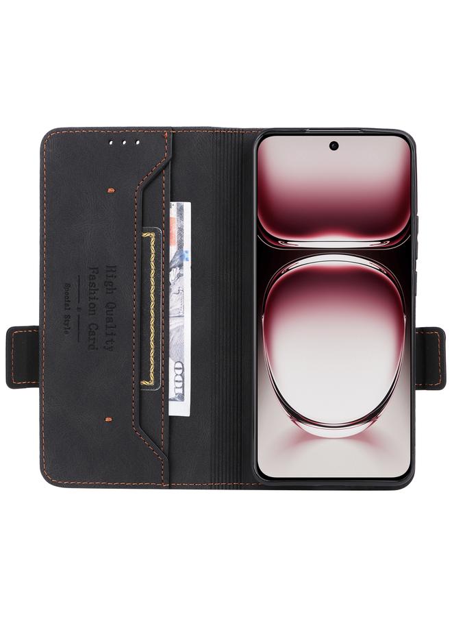 اس-توب جراب هاتف OPPO Reno12 Global مصنوع من الجلد ومشبك مغناطيسي - Image 4