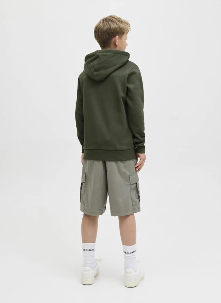 Jack & Jones Junior Youth Logo Pullover Hoodie