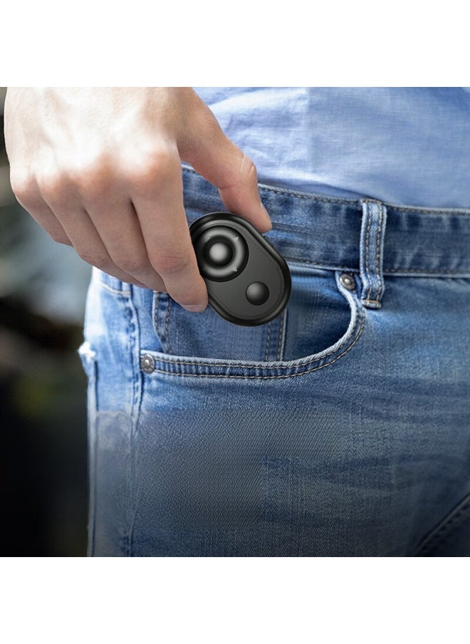 Shake Voice Bluetooth Remote Control Live Fast Hand Short Video Recording Remote Control Praise Novel  Turning Remote Control Self-timer-Color:Black Tremolo (pearlescent Bag + Instruction) - Image 3