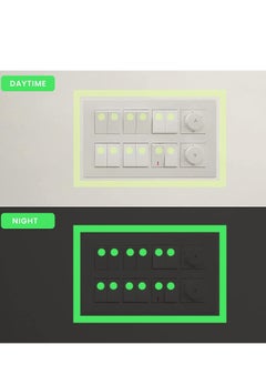 KASTWAVE Luminous Tape Waterproof Self-adhesive Green Light with Dot Stickers for Stairs Stage Wall Lamp Decoration 3 Rolls Glow in the Dark 15 Meters  - Image 3