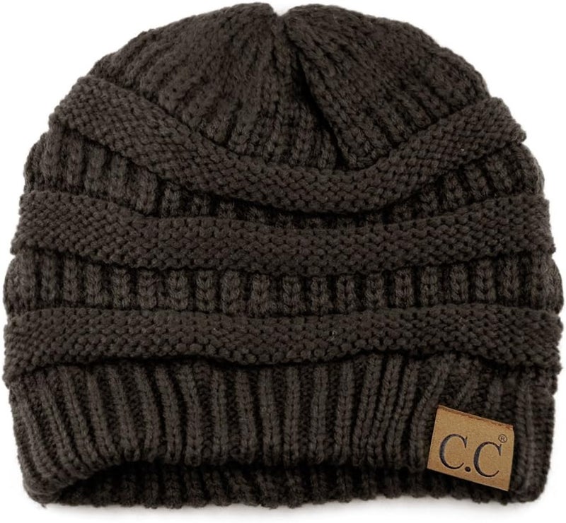 Cc Trendy Warm Chunky Soft Stretch Cable Knit Beanie - Image 4
