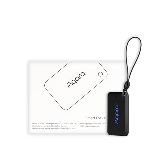 Aqara NFC Card for Smart Locks U100, U50, U200 & U300, Access Card for Keyless Entry Door Locks, NFC Key Card Works with Aqara Bluetooth Electronic Deadbolts, 1 Pack - Image 1