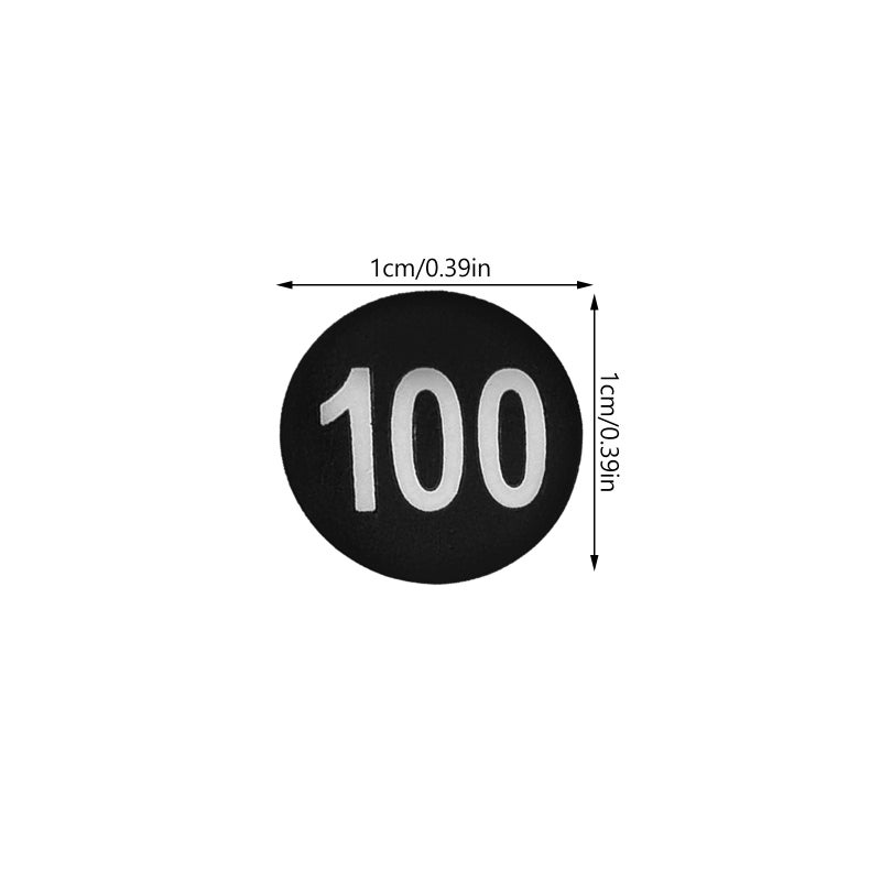 50 Sheets Number Stickers Number Label Stickers Clothes Classification Stickers Clothes Number Labels - Image 5