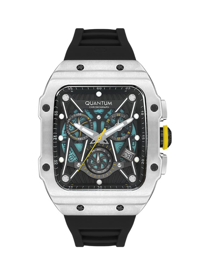 Quantum QUANTUM Men's Chronograph Black Dial Watch - HNG1080.351  - Image 1