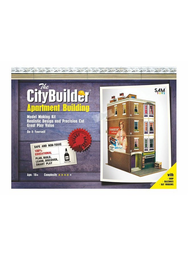 The CityBuilder Apartment Building Model Making Kit - 7mm - Image 2