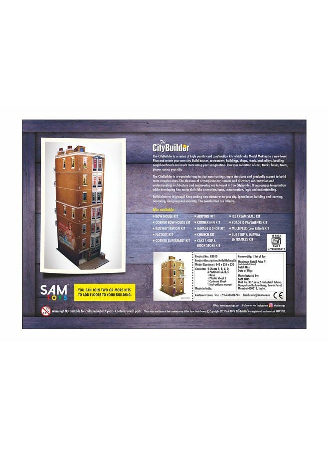 The CityBuilder Apartment Building Model Making Kit - 7mm - Image 3