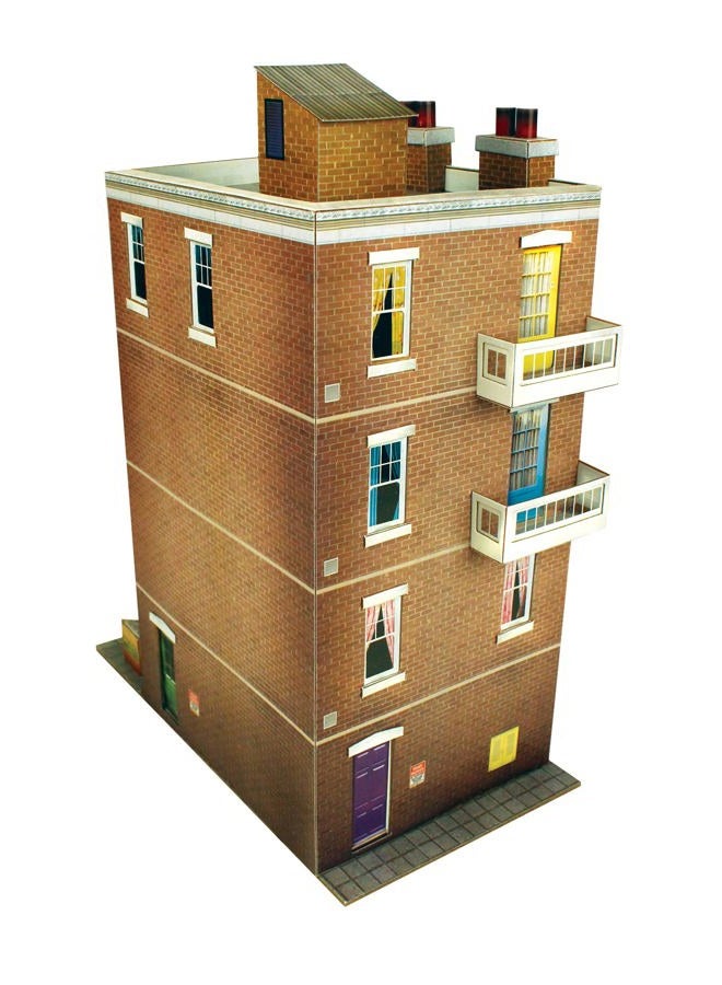The CityBuilder Apartment Building Model Making Kit - 7mm - Image 4