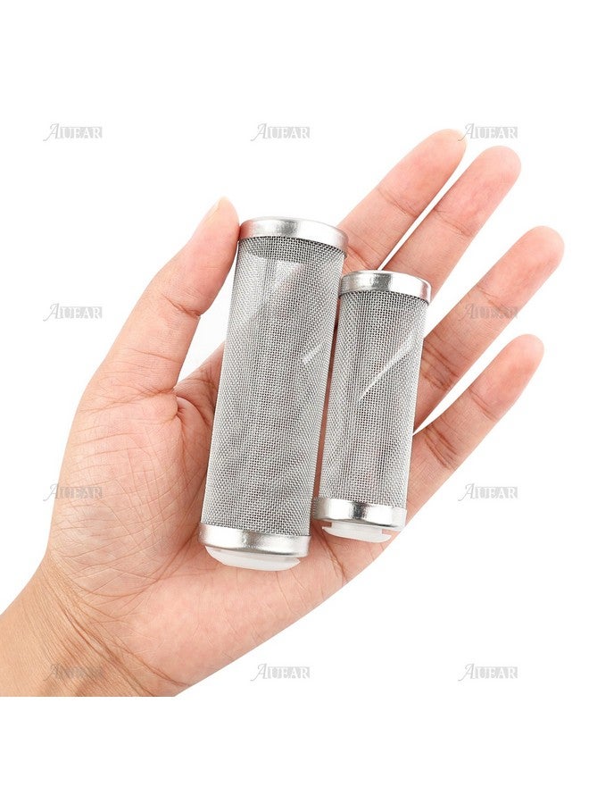 AUEAR, 2 Pack Stainless Steel Mesh Inflow Aquarium Filter Guard Intake Cover for Shrimp and Fish - Image 3