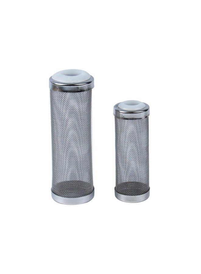 AUEAR, 2 Pack Stainless Steel Mesh Inflow Aquarium Filter Guard Intake Cover for Shrimp and Fish - Image 1