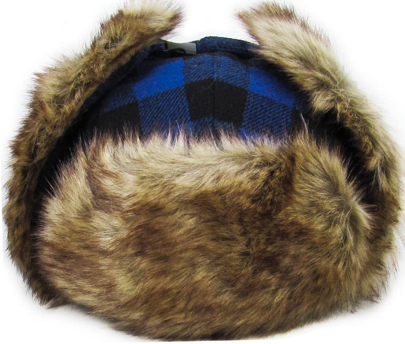 KBETHOS KBW-604 Roy-BLK Lumberjack Plaid Aviator Trapper Hat Trooper Ear Flaps Ushanka Eskimo Cold - Image 5