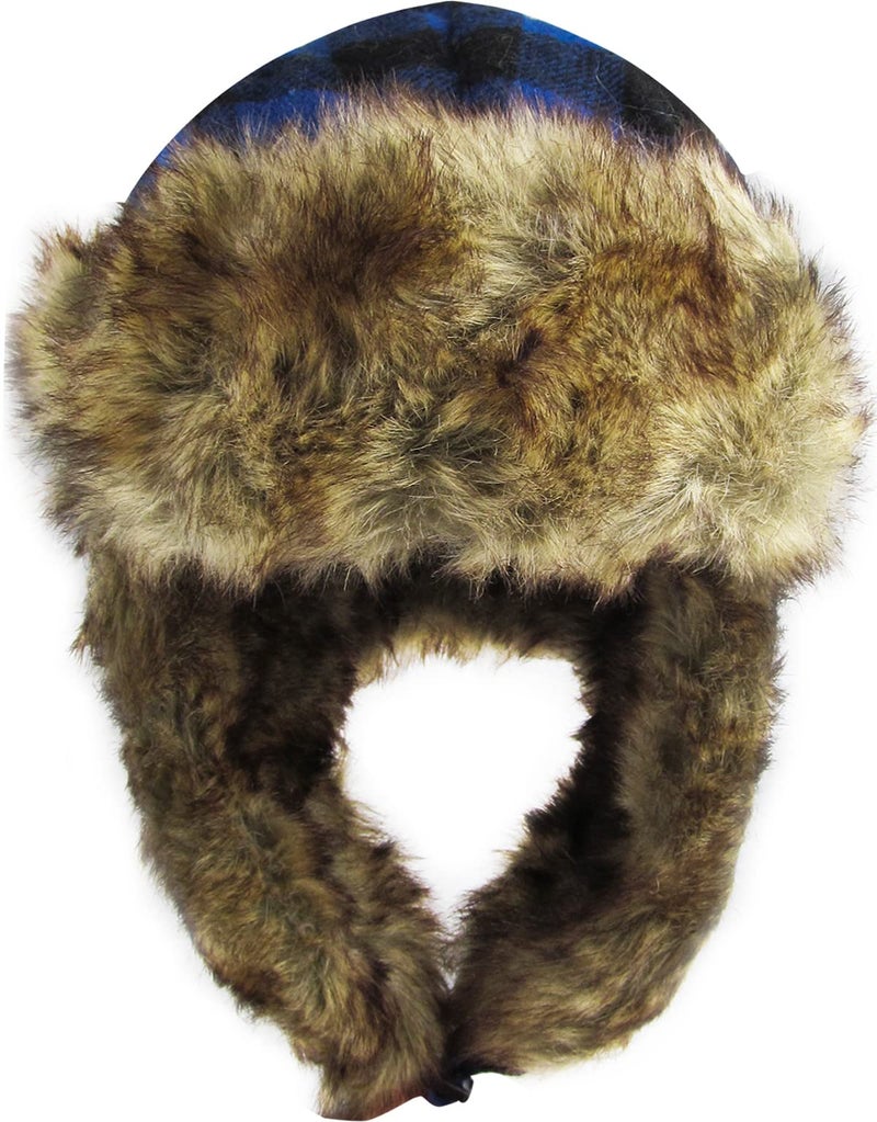 KBETHOS KBW-604 Roy-BLK Lumberjack Plaid Aviator Trapper Hat Trooper Ear Flaps Ushanka Eskimo Cold - Image 2