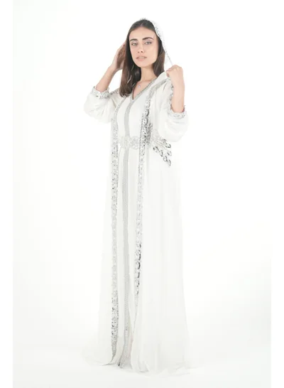 AL BENT AL SHARQIEH embroidered kaftan dress jalabia