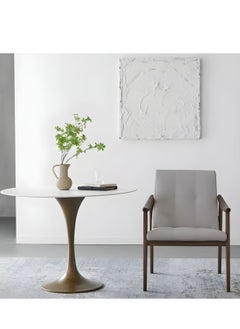 Neo Front Neo Front Ash Wood Dining Chairs PU Leather, Desk Chair Side Chair with Carbon Steel Legs, Chair Modern Upholstered Dining Chairs, Desk Chair Side Chair GC016  - Image 3