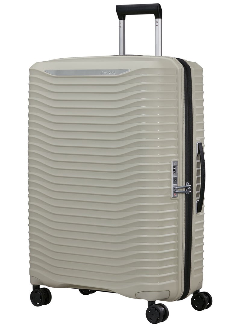Samsonite Upscape Suitcase Check-In Size 81 cm / 30 inch, 4 Spinner Wheels, Polypropylene + RPET, Warm Neutral|Inner Mesh Pocket|Expandable|Removable Divider|TSA Lock - 10 Years International Warranty - Image 1