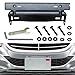 YoRise Car License Plate Holder Adjustable Automotive Tag Mount Bracket with Screws and Nuts Carbon Fiber Front License Plate Frame Holder Universal Vehicle DIY Modification Accessory CarbonFiber - Image 2