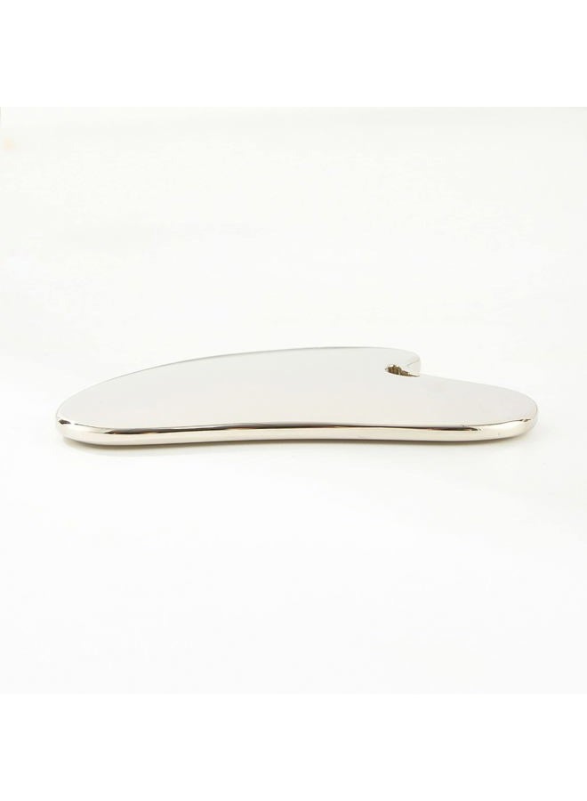 AIRLAXER Stainless Steel Gua Sha Facial Tools,Guasha Tool for face,Scraping Massage Tools Made of Metal, Gusha Face Skin Care Slimmer for Beauty, Massager Also be Used on The Chin,Neck and Back - Image 3