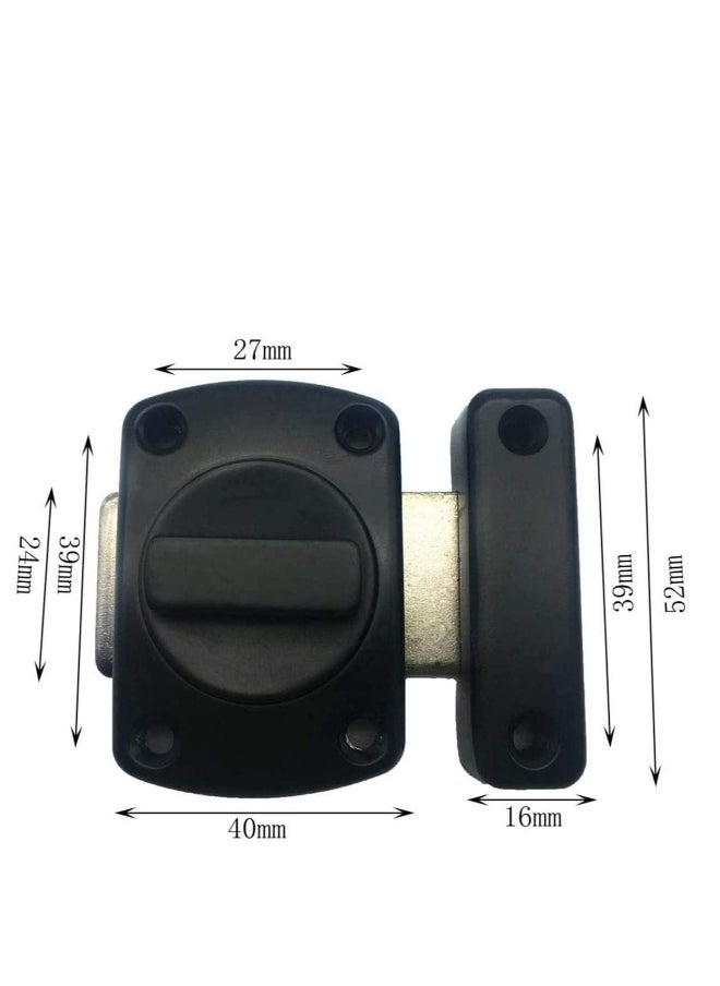 Generic Compact Door Lock Slide Latch for Bathroom and Gates Secure Your Home with Ease  - Image 2