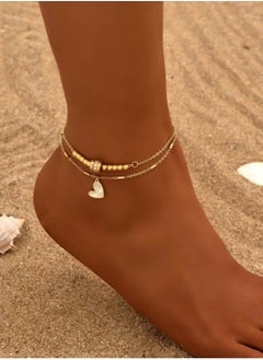Stainless Steel Gold Plated Anklet