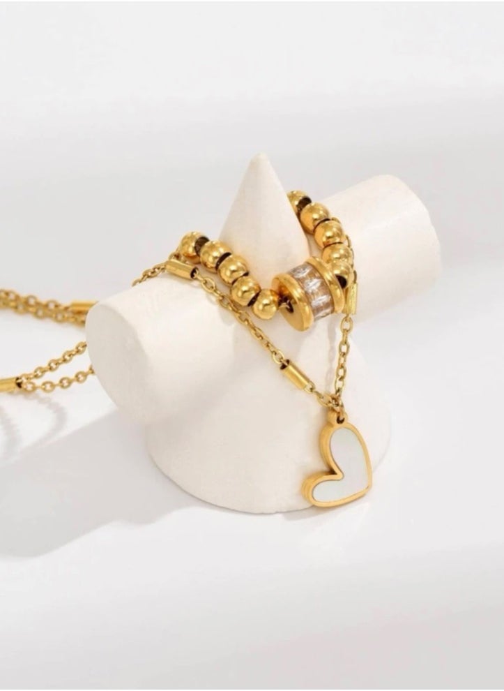 Equal - Stainless Steel Gold Plated Anklet - Image 1