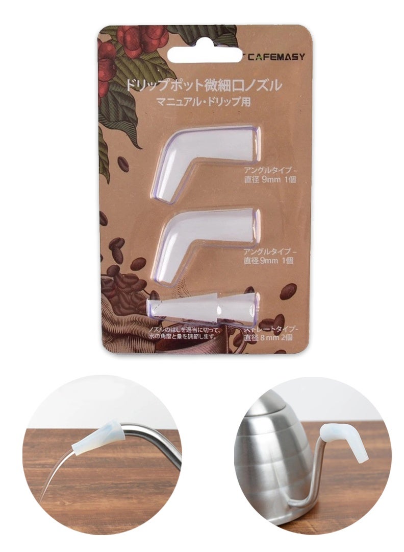 Coffee Dripping Jugs Kettle Gooseneck Pot Water Flow Restrictor Nozzle Compatible Replacement Part Spout Diversion Aid Drip Spout Drip Coffee Maker Accessories  - Image 1