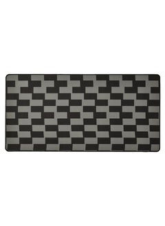 Gaming mouse pad, black/grey patterned, 40x80 cm