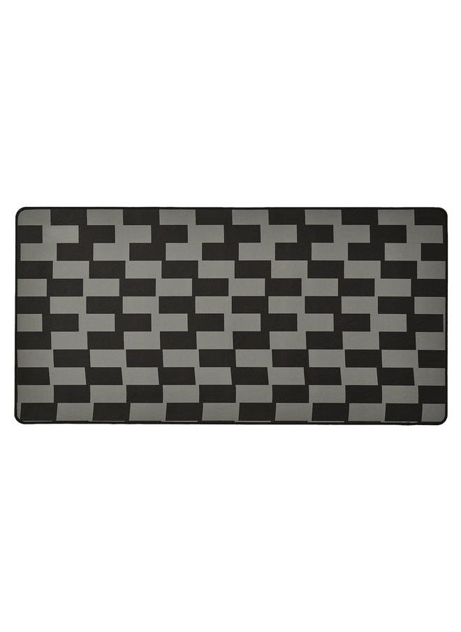 Zaboon - Gaming mouse pad, black/grey patterned, 40x80 cm - Image 1