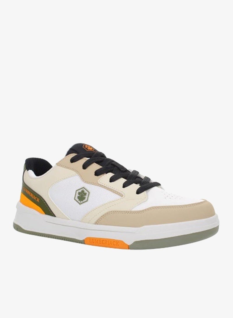 لامبرجاك حذاء رياضي كاجوال رجالي من لامبرجاك بيج - أحذية مشي خفيفة مريحة بنعل متين مانع للانزلاق - Image 2