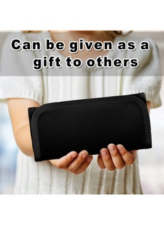 Saintrygo Money Organizer Cash Wallet With 12 Zipper Slots Money Holder Bill Receipt Cash Holder Small Travel Money Organizer For Budgeting Cash Storing Receipt Black  - Image 5