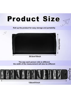 Saintrygo Money Organizer Cash Wallet With 12 Zipper Slots Money Holder Bill Receipt Cash Holder Small Travel Money Organizer For Budgeting Cash Storing Receipt Black  - Image 2