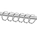 TCMAO TCMAO Shower Curtain Hooks, Rustproof Decorative Shower Curtain Rings Metal Round Shower Hooks for Bathroom Shower Rod,  - Image 2
