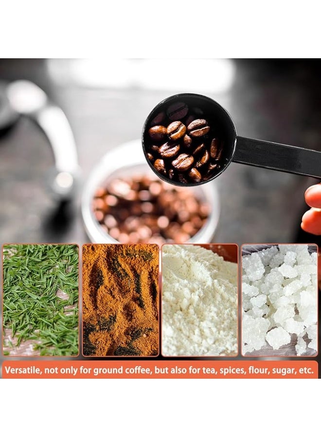 KASTWAVE Coffee Scoop & Tamper, 2 in 1 Multifunctional Coffee Tamper with 10g Measuring Spoon, Coffee Tamping Tool for Barista Coffee Bean Press Coffee Grind Pressing (Black) - Image 5