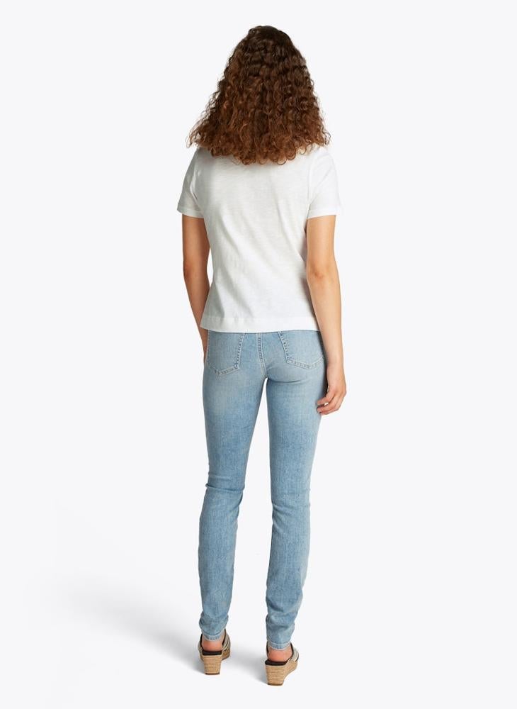TOMMY HILFIGER KNOT ROUND-NK SS TEE  - Image 2
