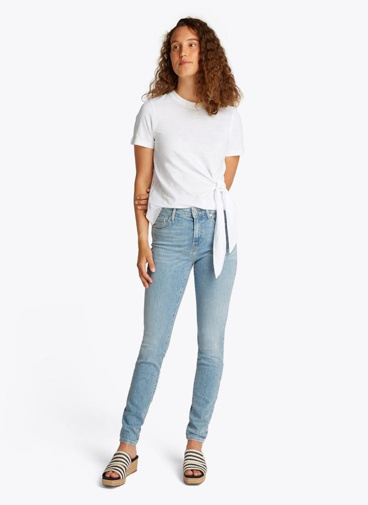 TOMMY HILFIGER KNOT ROUND-NK SS TEE  - Image 4