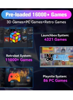 بلاي زون وحدة تحكم العاب playzone - جهاز لجميع العاب البلاستيشن والاكس بوكس بحجم 1تيرا بايت ( التشغيل عبر جهاز الكمبيوتر ) مع كنترول او وحدة تحكم خاص به  - Image 2