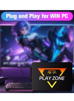 بلاي زون وحدة تحكم العاب playzone - جهاز لجميع العاب البلاستيشن والاكس بوكس بحجم 1تيرا بايت ( التشغيل عبر جهاز الكمبيوتر ) مع كنترول او وحدة تحكم خاص به  - Image 4