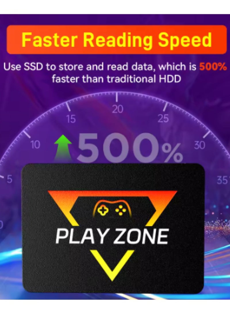بلاي زون - وحدة تحكم العاب playzone - جهاز لجميع العاب البلاستيشن والاكس بوكس بحجم 1تيرا بايت ( التشغيل عبر جهاز الكمبيوتر ) مع كنترول او وحدة تحكم خاص به - Image 1