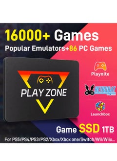 بلاي زون وحدة تحكم العاب playzone - جهاز لجميع العاب البلاستيشن والاكس بوكس بحجم 1تيرا بايت ( التشغيل عبر جهاز الكمبيوتر ) مع كنترول او وحدة تحكم خاص به  - Image 1