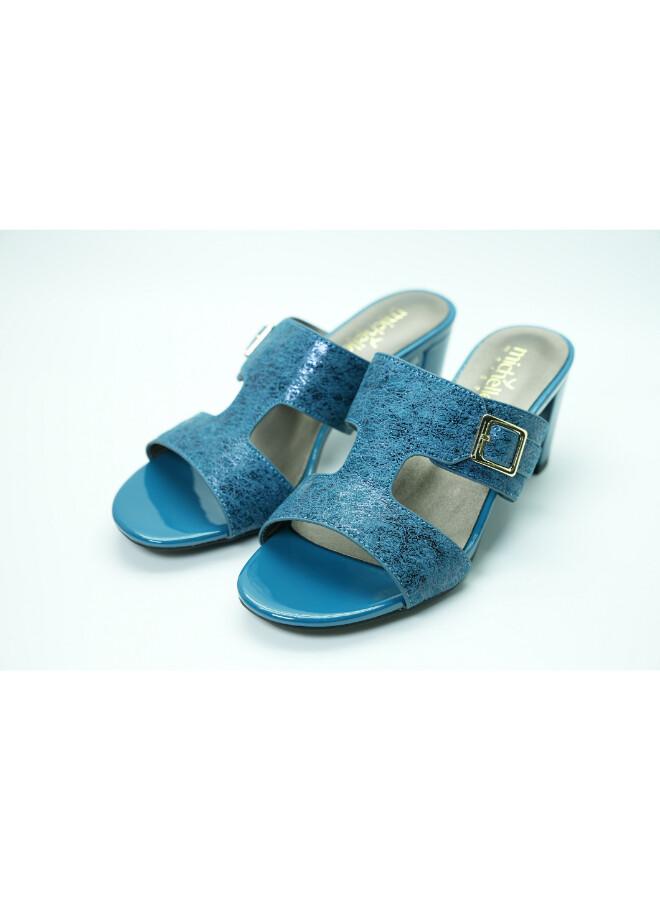 Michelle Morgan 092-3046 Michelle Morgan Elegant Styish Heeled Sandals 513RJ19F Navy - Image 1