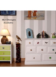 Indian-Shelf IndianShelf 8 Piece Green Floral Ceramic Drawer Knobs for Kitchen Cabinet Hardware Door Pulls Decorative Dresser Luxurious Room Dcor  - Image 4