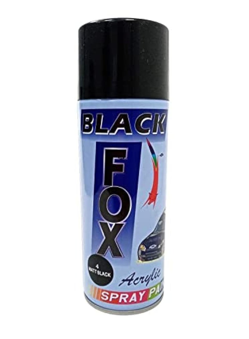 Black Fox Combo Black Fox High Coverage Acrylic Car Spray Paint Black Color 2 pcs - Image 2