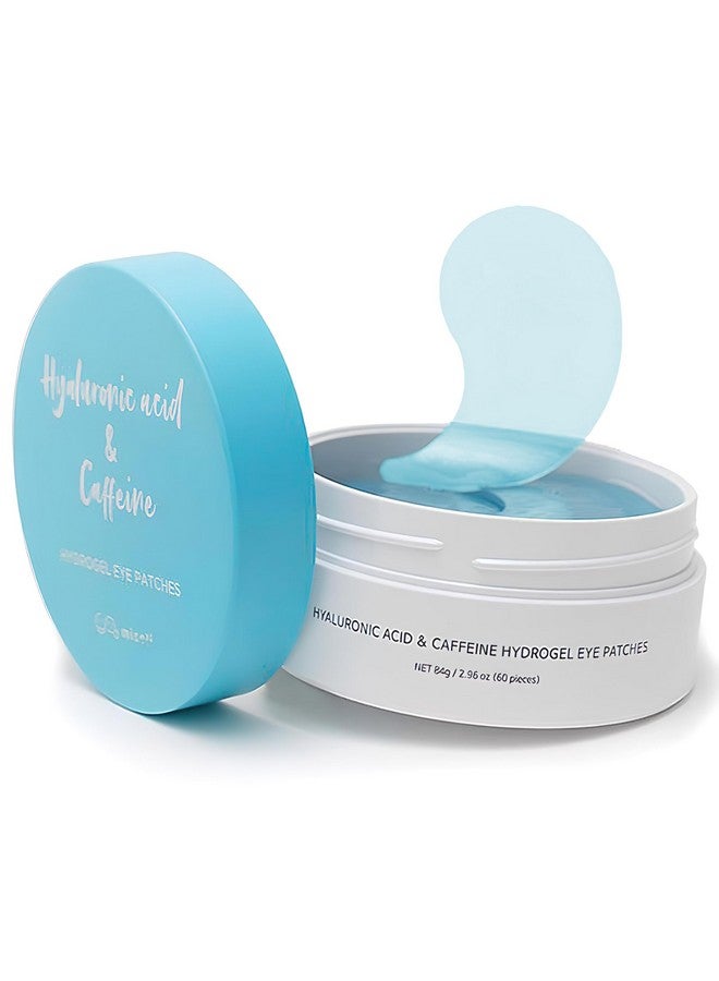 misoli Under Eye Patches Caffeine & Hyaluronic acid (60pc), Eye Patches for Puffy Eyes, Dark Circles, Under Eye Bags, Fine Lines ㅣ Paraben free, Korean Skincare - Image 1